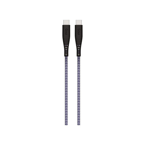 Goui Flex Câble Type-C vers Type-C 1,5 mètre - Bleu foncé Goui Flex Câble Type-C vers Type-C 1,5 mètre - Bleu foncé